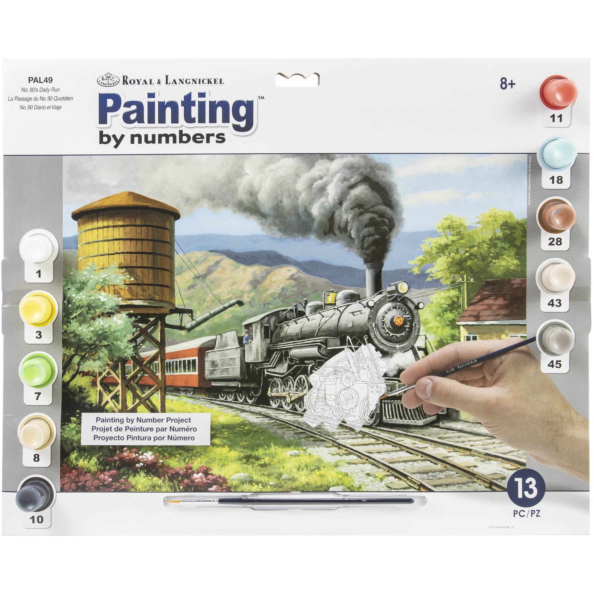 Royal & Langnickel® No. 90's Daily Run Paint By Number Kit